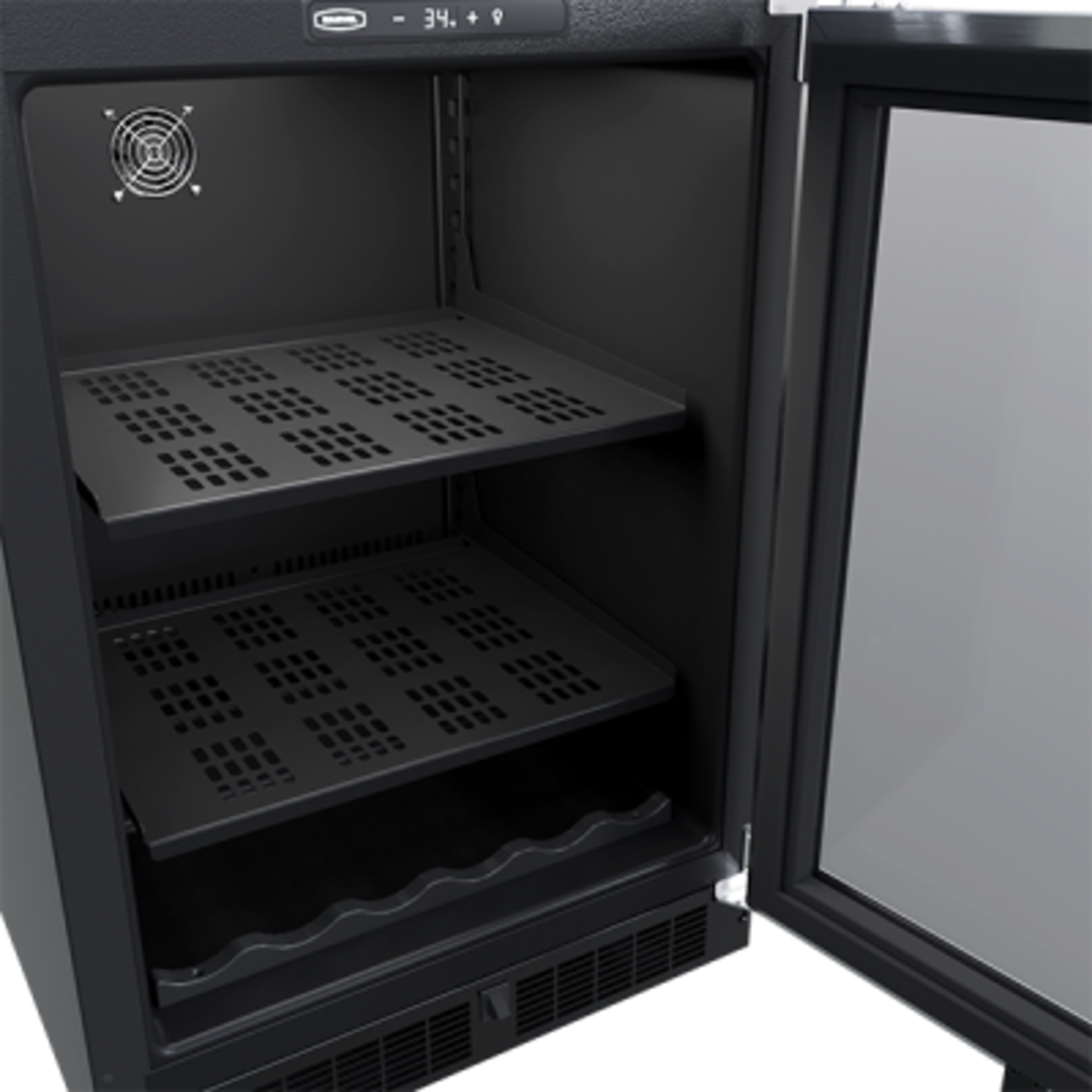 Marvel Indoor Classic 24" Beverage Center, SS Solid Rev Door w/Wine Cradle