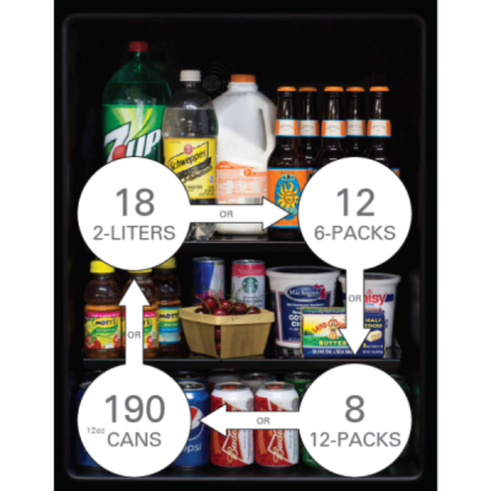 Marvel Indoor Classic 24" Beverage Center, SS Solid Rev Door w/Wine Cradle