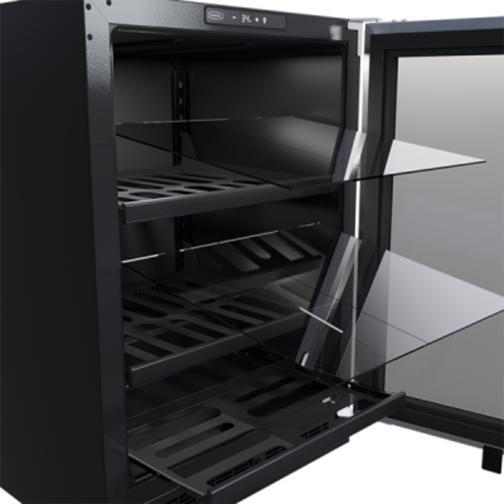 Marvel Indoor Classic 24" Beverage Center, SS Glass Rev Door