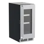 Marvel Indoor Professional 15" Beverage Center, SS Glass Rev Door w/ Lock