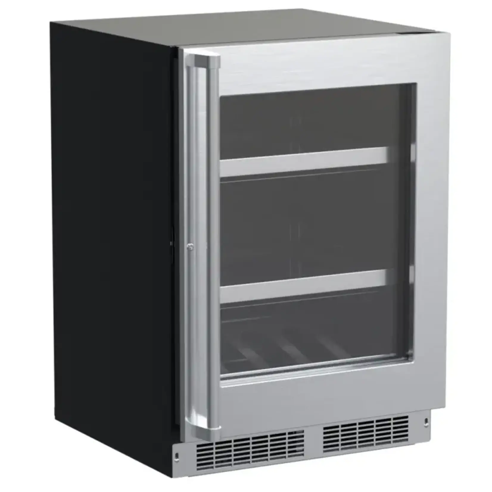 Marvel Indoor Professional 24" Beverage Center, SS Glass Rev Door w/ Lock