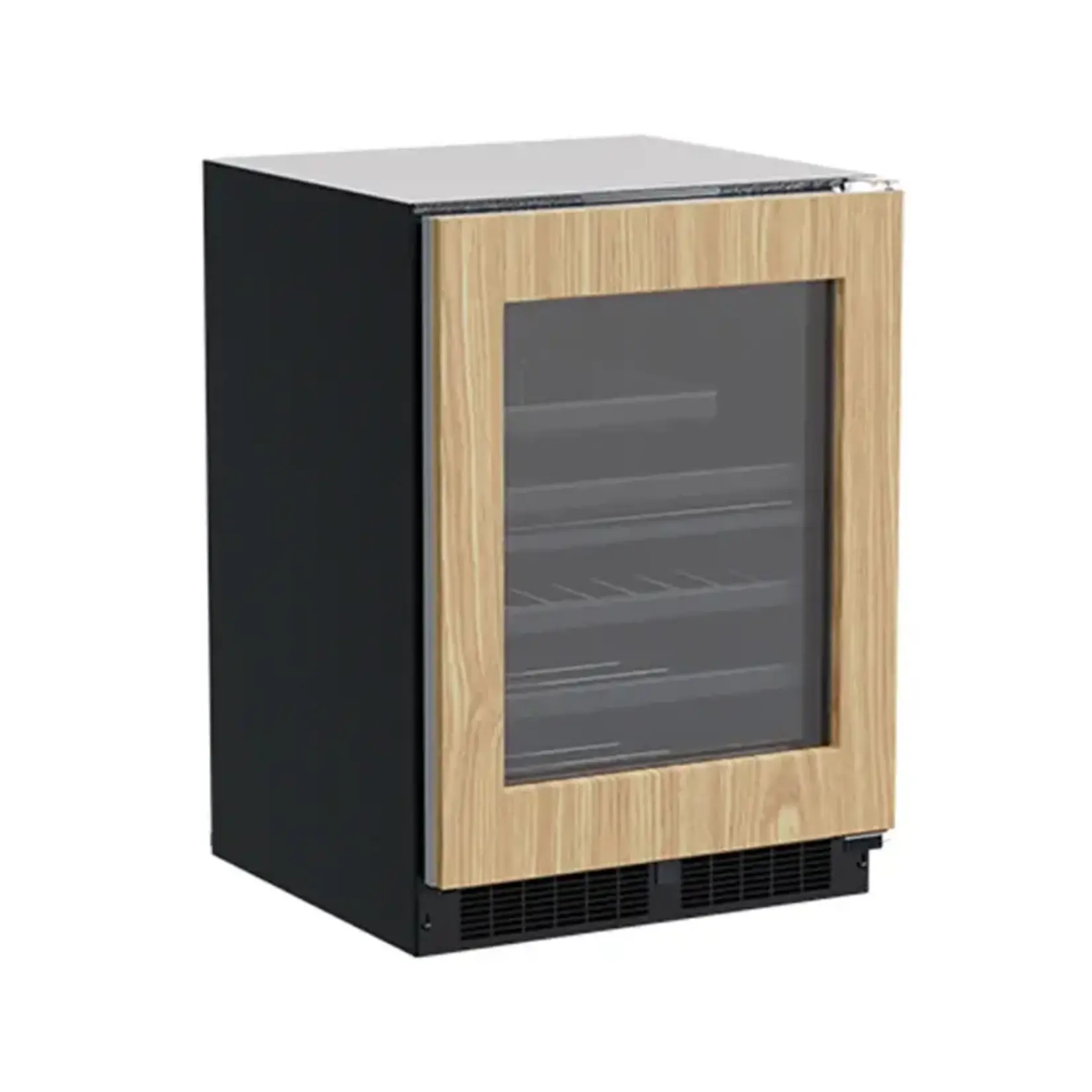 Marvel Indoor Classic 24" Wine & Beverage Center, Dual-Zone, Panel Ready Glass Rev Door W/ Lock