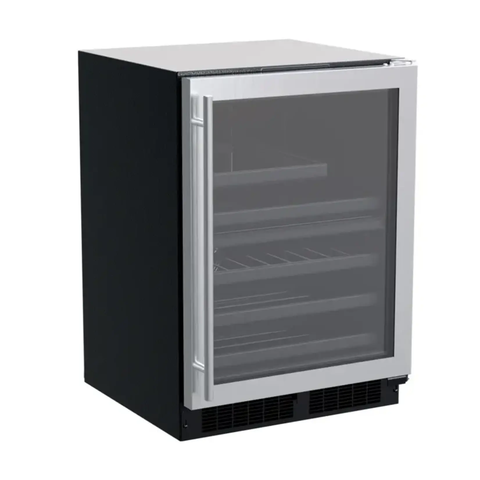 Marvel Indoor Classic 24" Wine & Beverage Center, Dual-Zone, SS Solid Rev Door W/ Lock