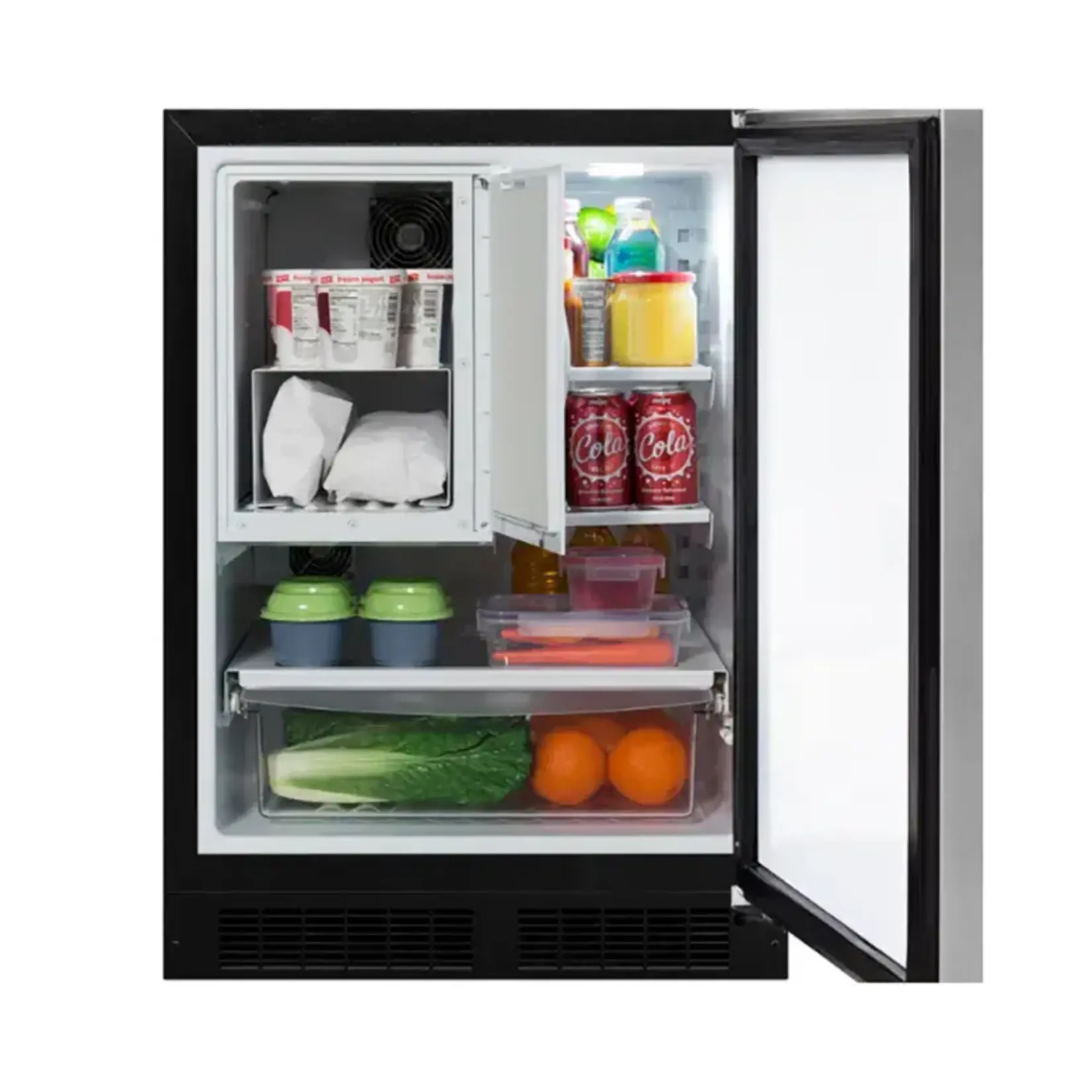 Marvel Indoor Classic 24" Refrigerator Freezer, Panel Ready Solid Rev Door
