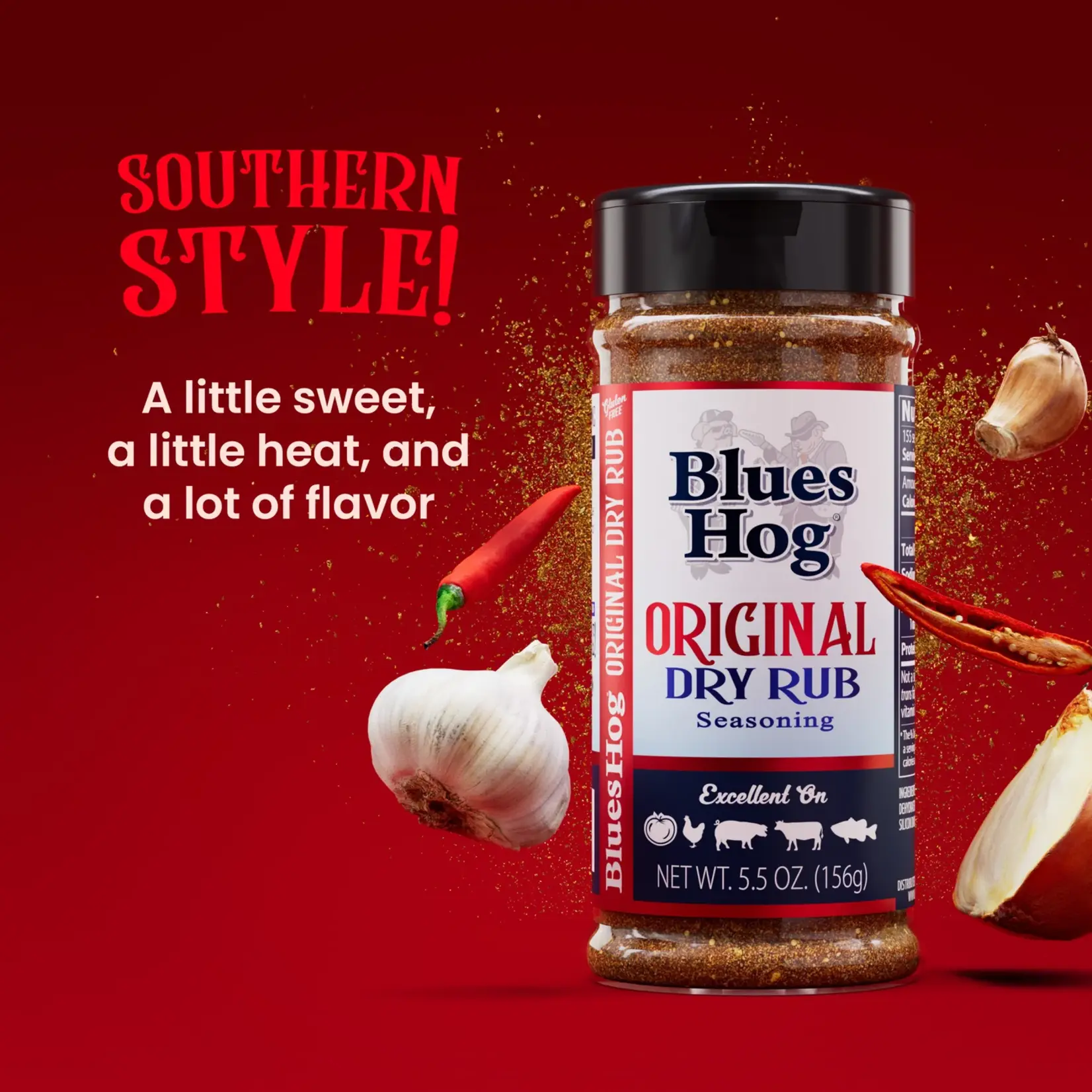 Blues Hog Blues Hog Blues Hog Original Dry Rub 11oz