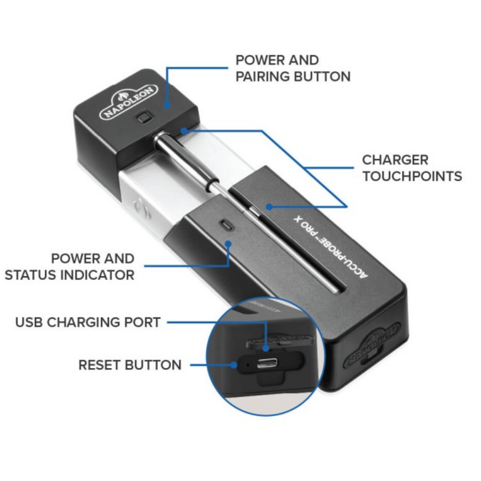 Napoleon Napoleon ACCU-PROBE ProX: Wireless Bluetooth Smart Thermometer