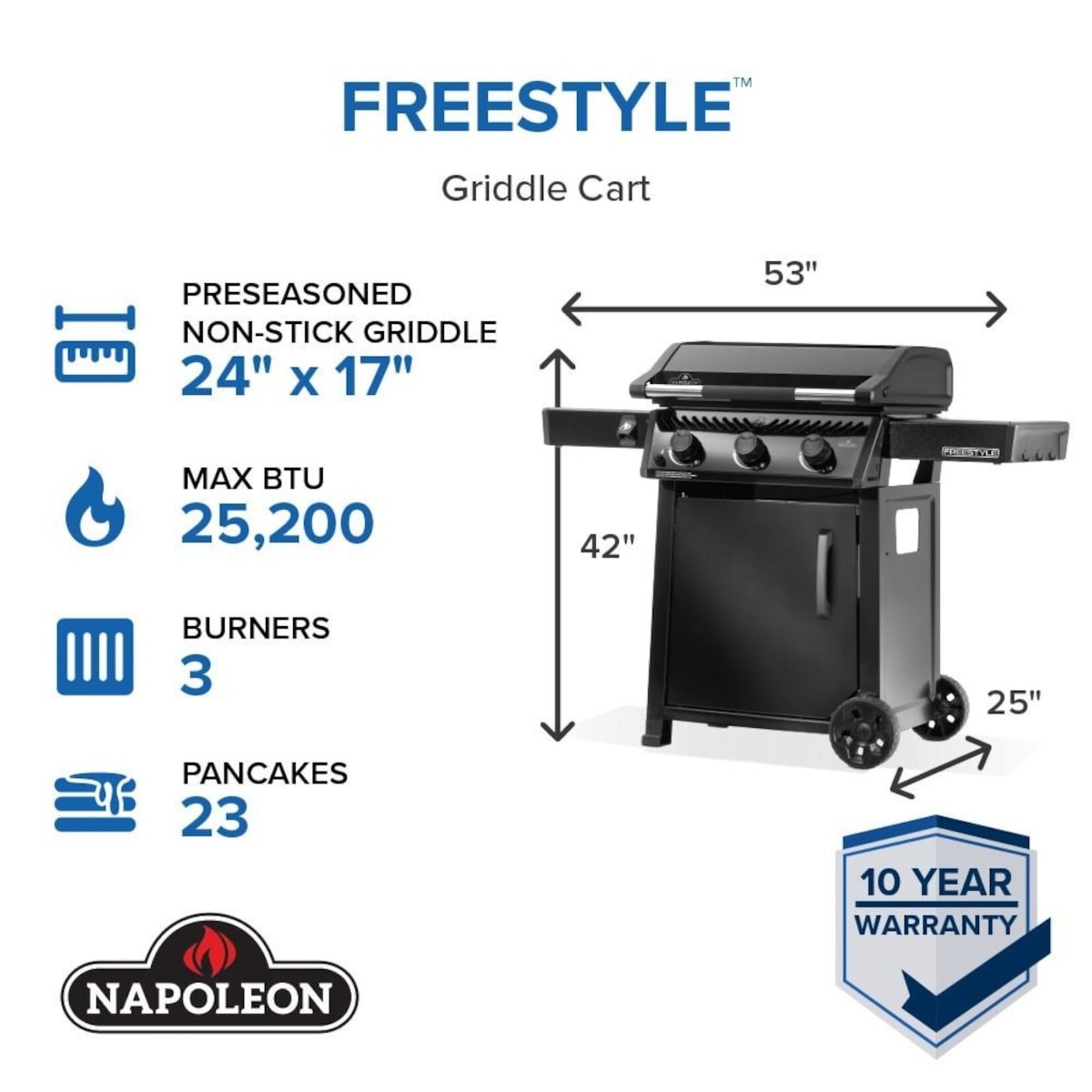 Napoleon Napoleon Freestyle 24 Griddle - NG