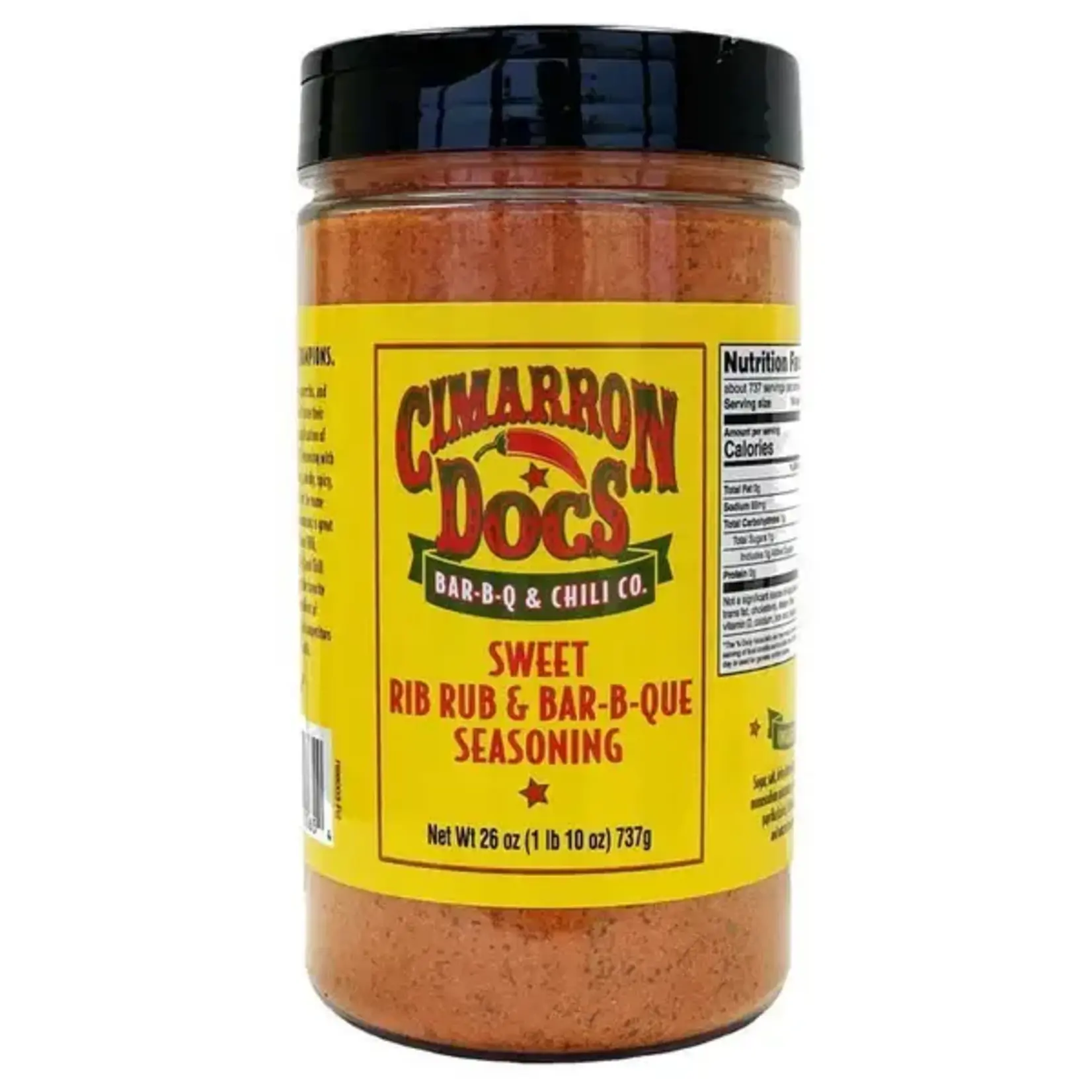 Cimarron Docs Cimarron Docs Sweet Rib Rub 26oz