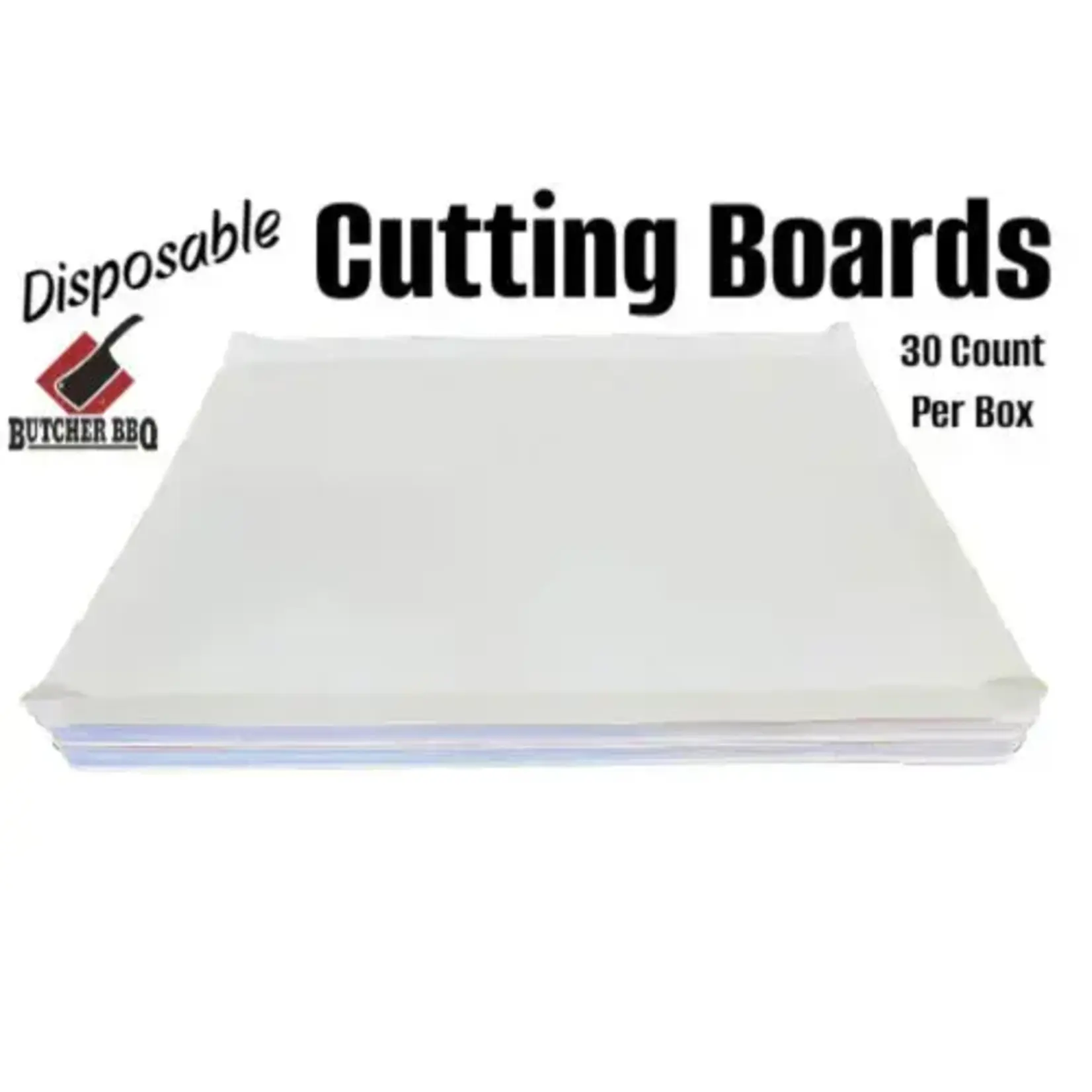 Butcher BBQ Butcher BBQ Disposable Cutting Board, Box of 30