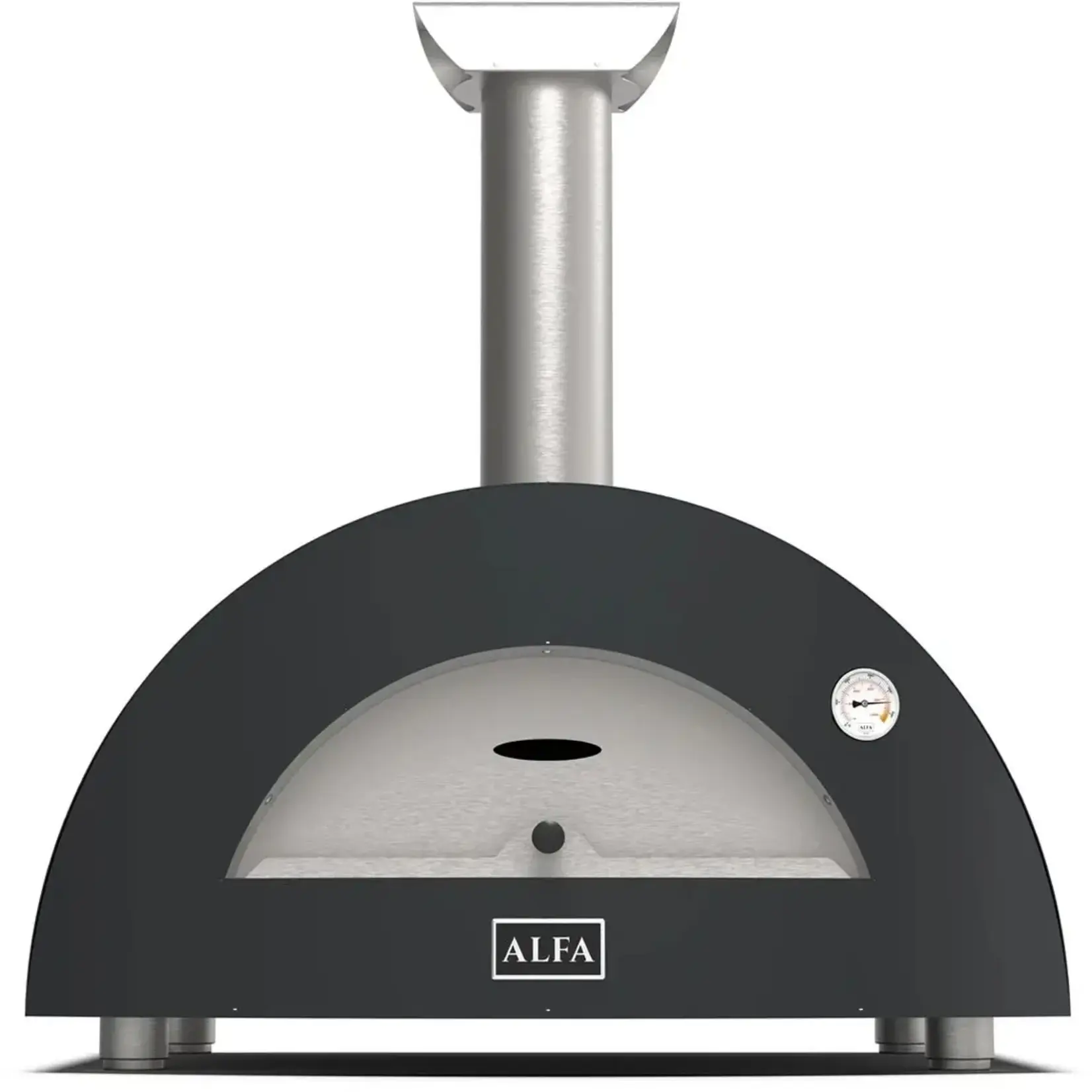 Alfa Alfa Moderno 3 Pizze Oven Wood (Top Only) - Anthracite Grey