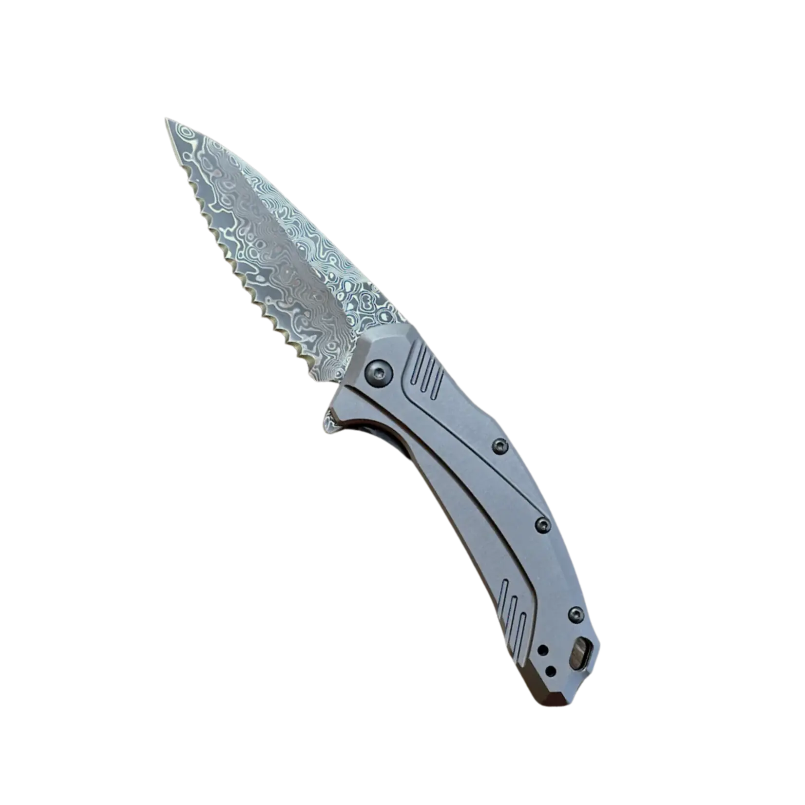 Hardcore Carnivore Hardcore Carnivore Folding Steak Knife - Damascus