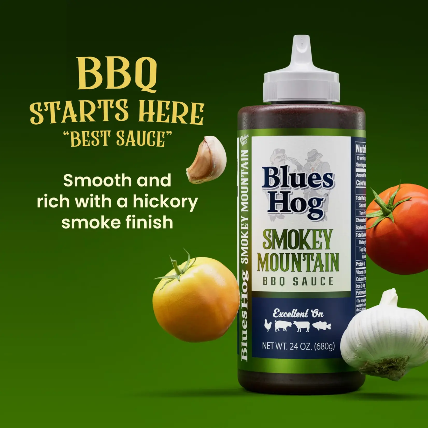 Blues Hog Blues Hog Smokey Mountain Barbecue Sauce 24oz