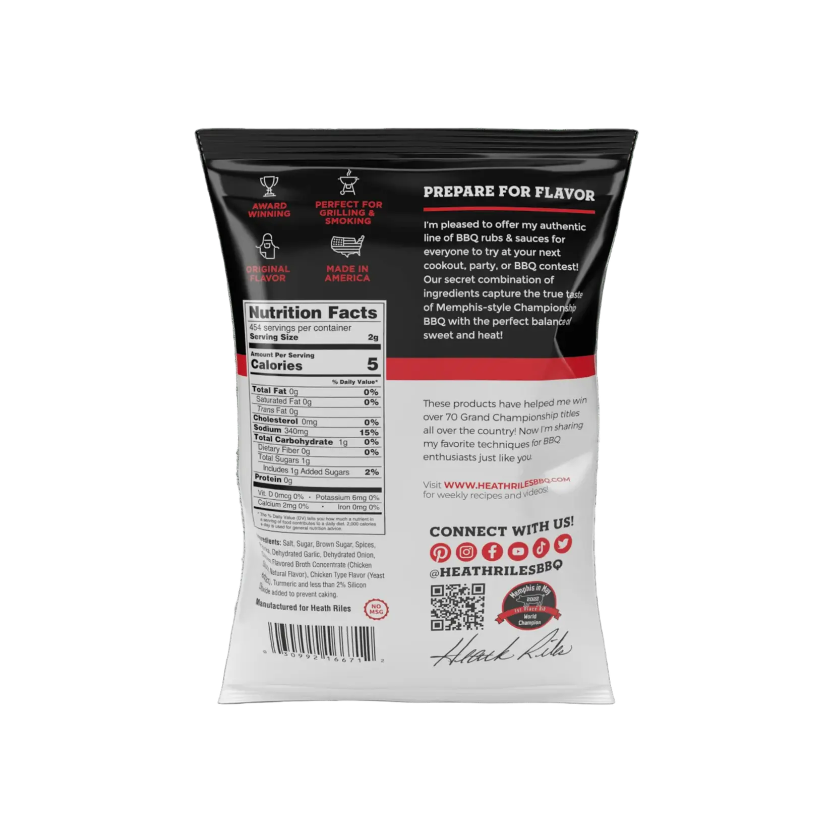 Heath Riles Heath Riles Chicken Rub - 2# Bag