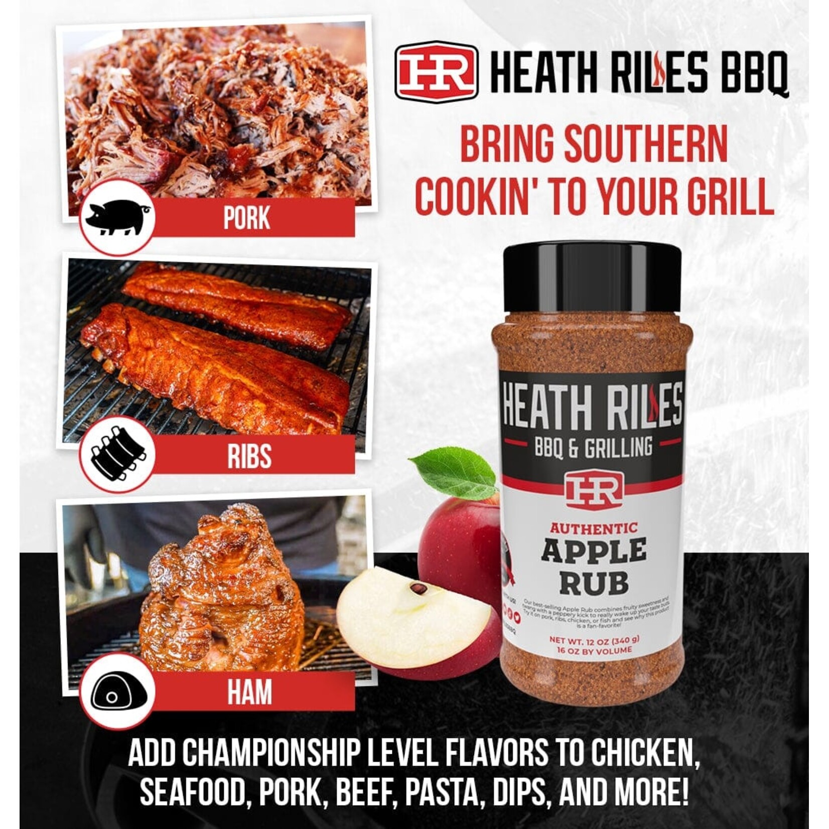 Heath Riles Heath Riles Apple Rub 12oz