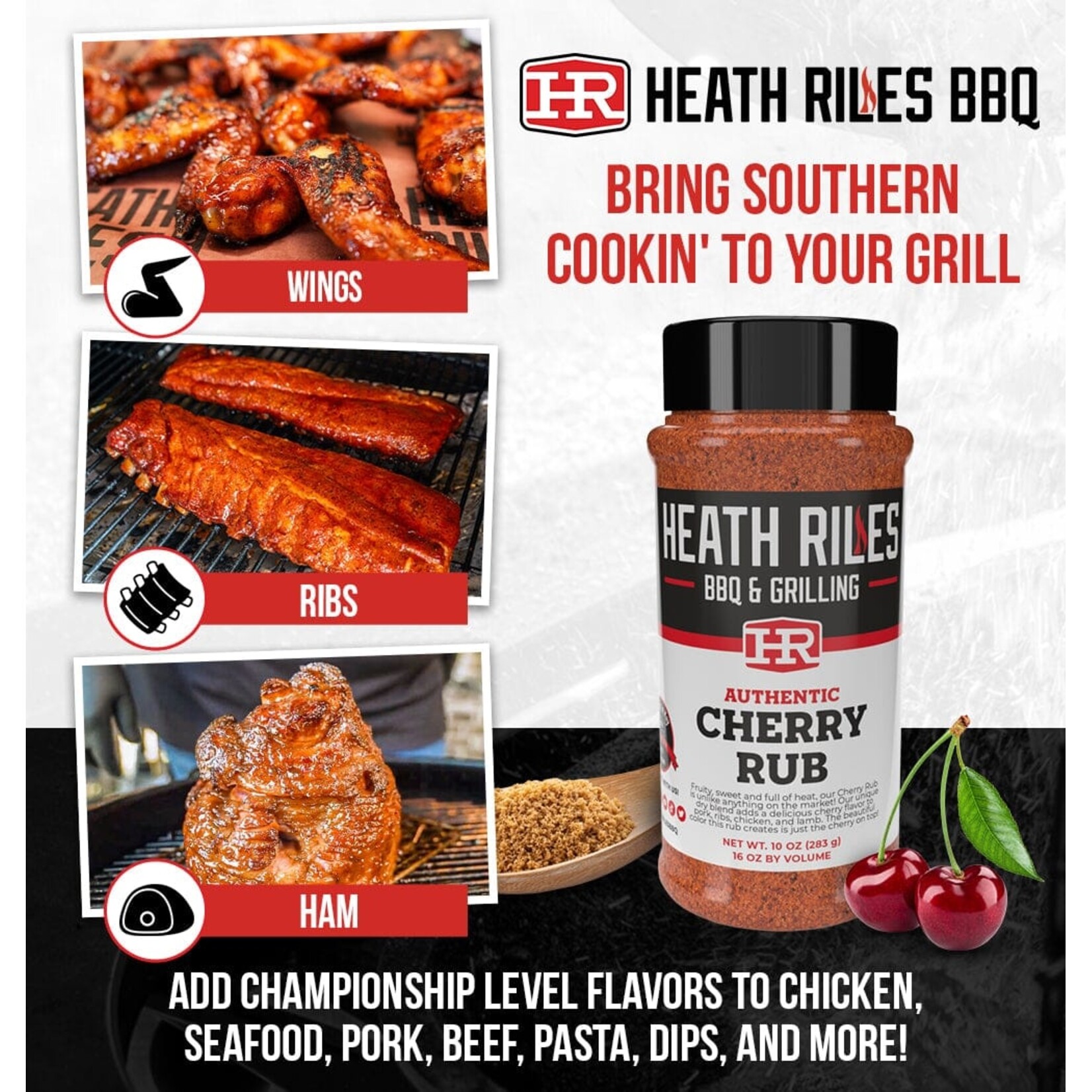Heath Riles Heath Riles Cherry Rub 10oz.