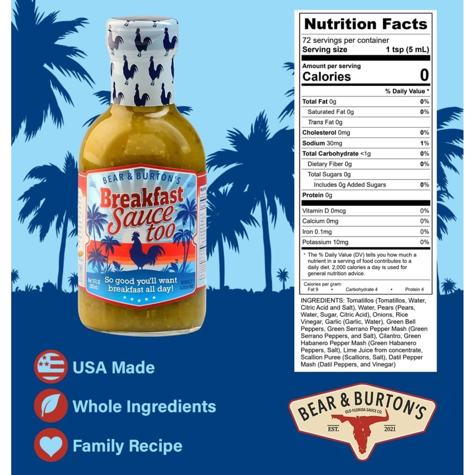 Bear & Burton's W Breakfast Sauce too