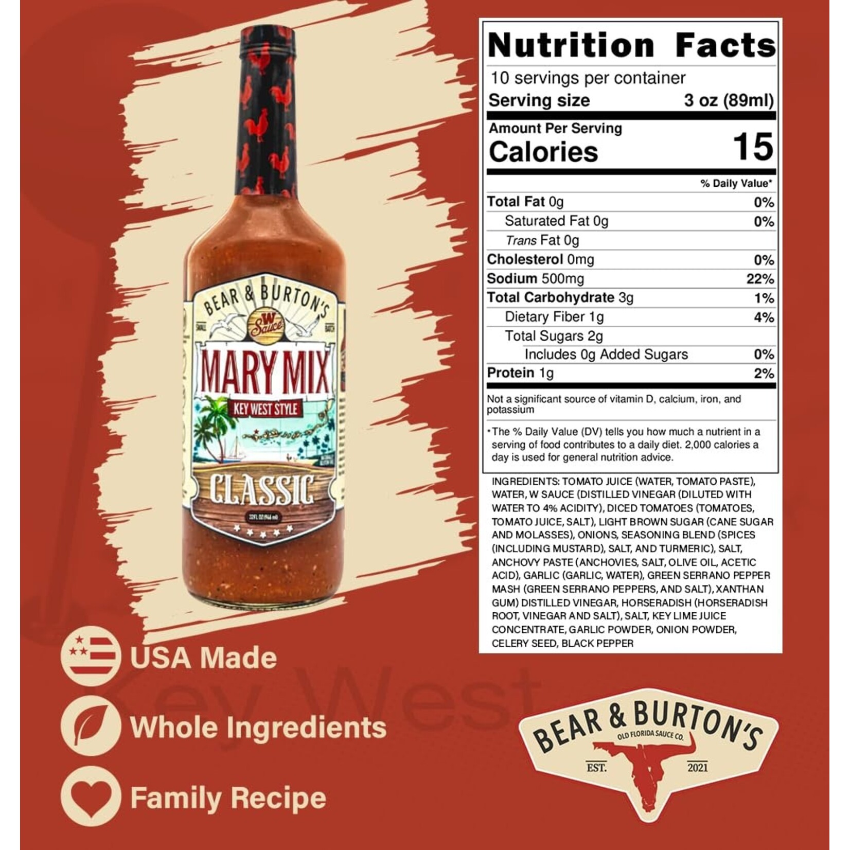 Bear & Burton's Bear & Burton's Bloody Mary Mix 32oz