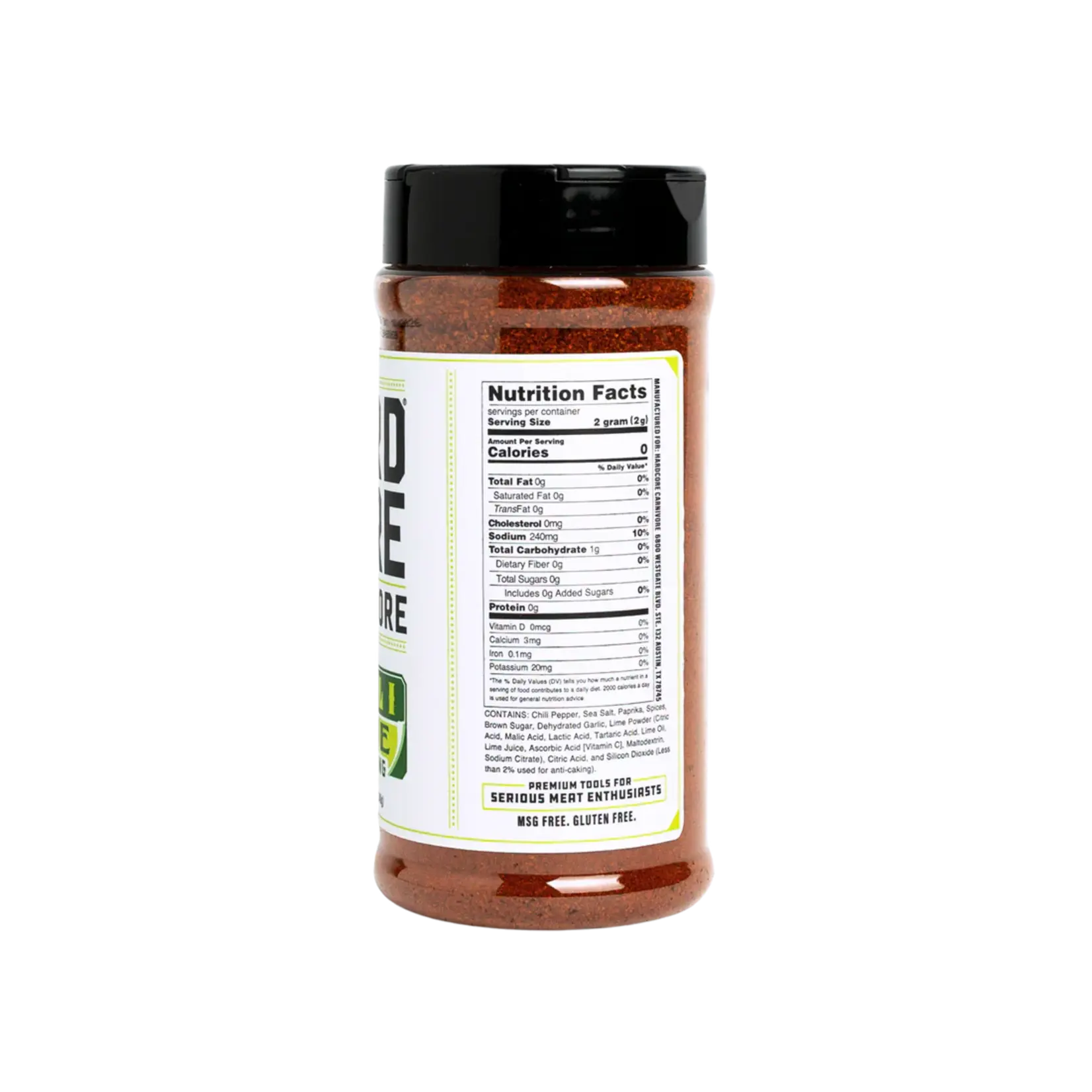 Hardcore Carnivore Hardcore Carnivore Chili Lime 12oz