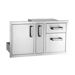 FireMagic FireMagic - Flush Mount Series-5 1Door/2 Drawer Combo w/ Platter Storage 18-1/2"H x 36-1/2"W X 26"D