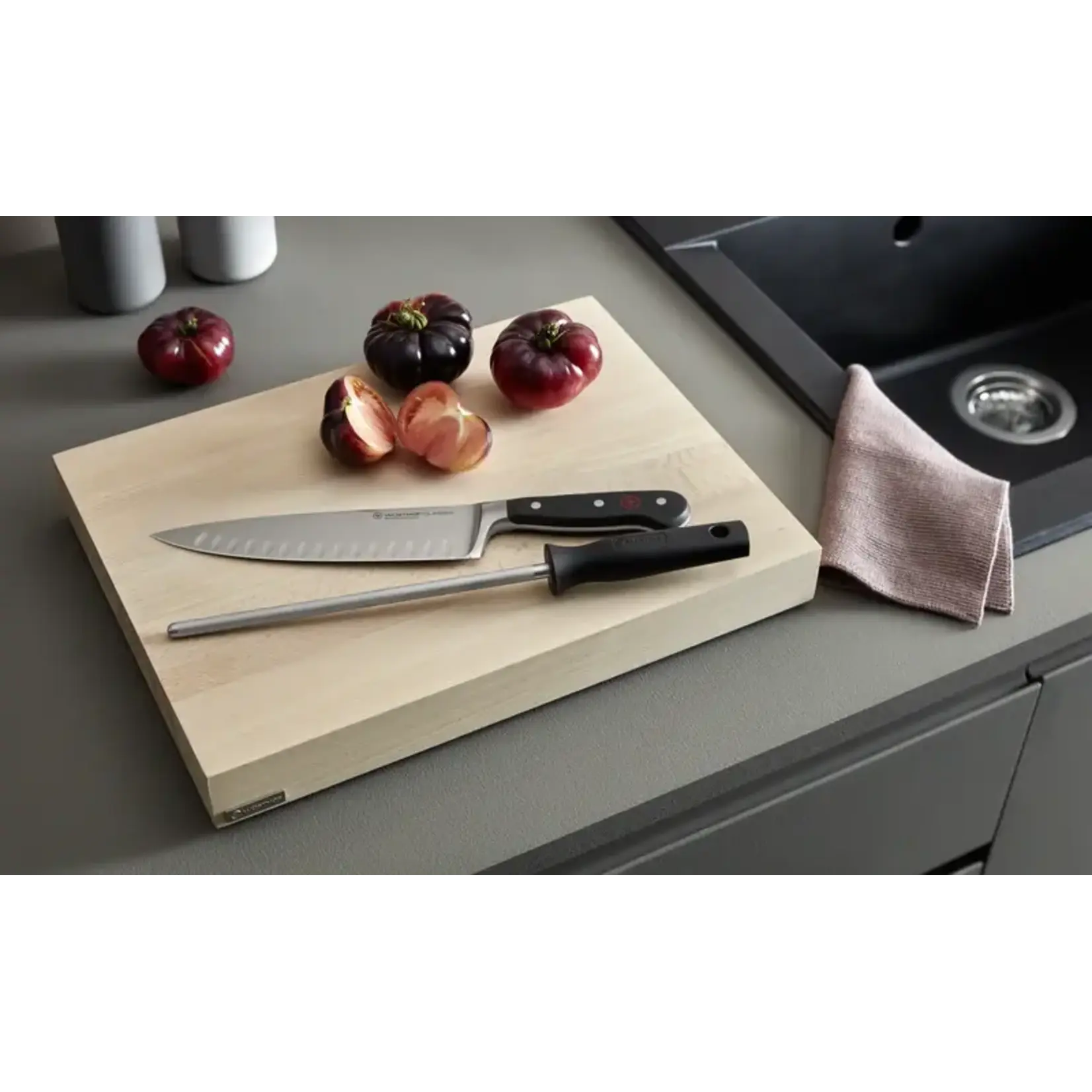 Wüsthof Wusthof 9" Honing Steel - Black