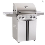 American Outdoor Grill AOG 24" T-Series Freestanding Cart Grill w/ Rotisserie & Side Burner