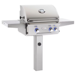 American Outdoor Grill AOG 24" L-Series In-Ground Post Grill w/ Rotisserie