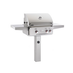 American Outdoor Grill AOG 24" T-Series In-Ground Post Grill w/ Rotisserie