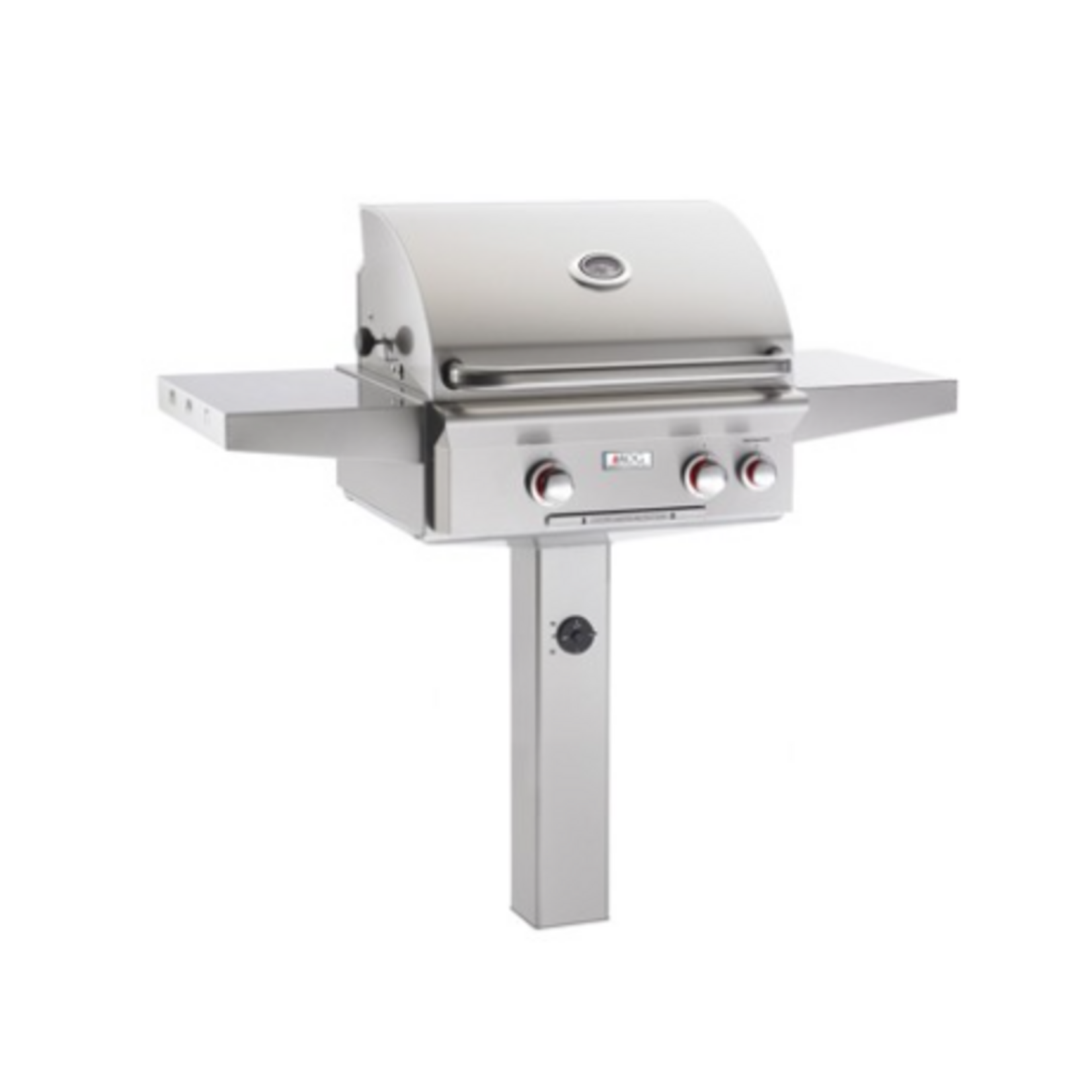 American Outdoor Grill AOG 24" T-Series In-Ground Post Grill w/ Rotisserie