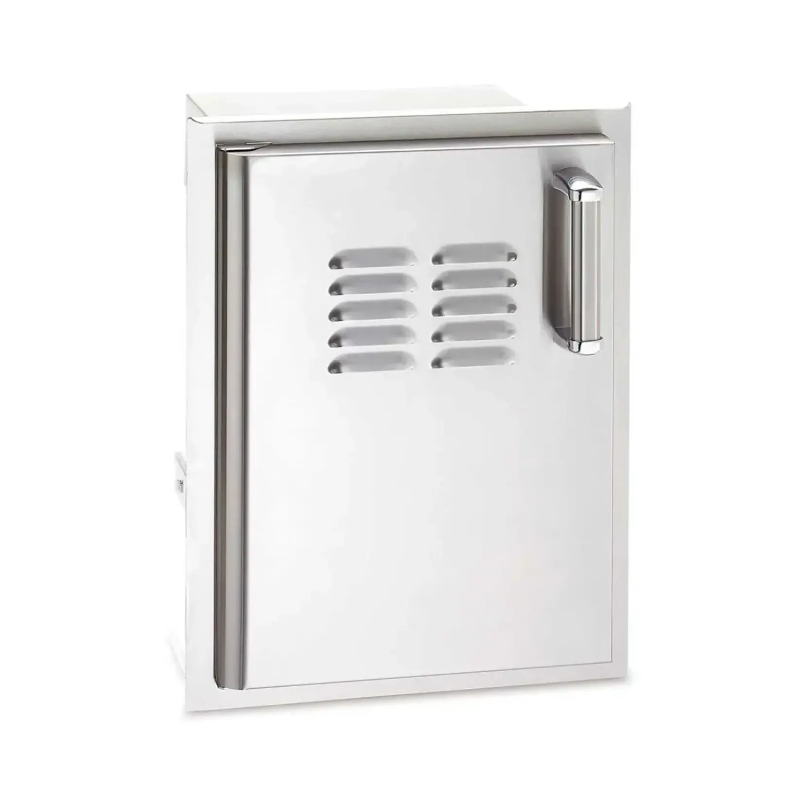 FireMagic FireMagic - Flush Mount Series-5 Single Access Door w/Tank Tray & Louvers 21"H x 14-1/2"W x 20-1/2"D "Left"