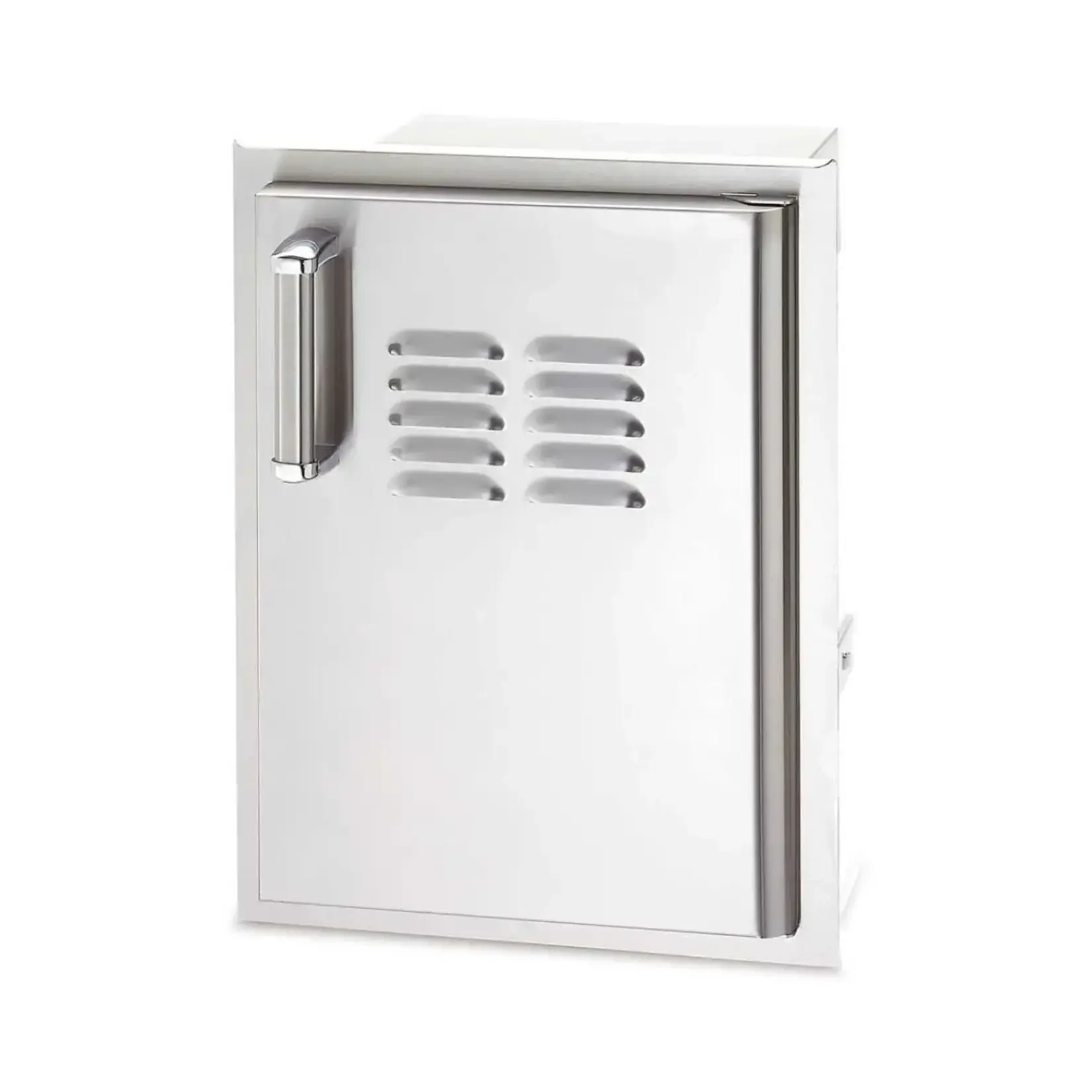 FireMagic FireMagic - Flush Mount Series-5 Single Access Door w/Tank Tray & Louvers 21"H x 14-1/2"W x 20-1/2"D "Right"