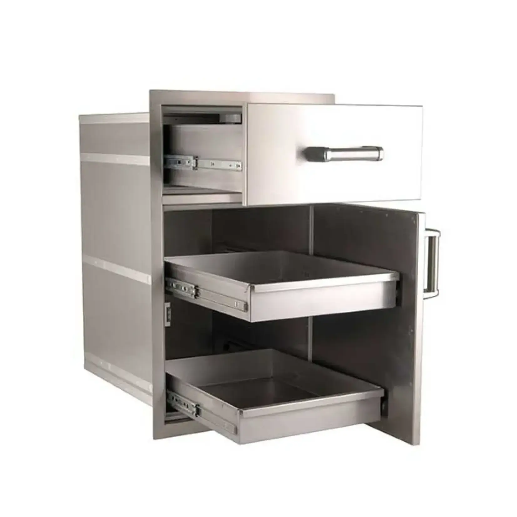 FireMagic FireMagic - Flush Mount Series-5 Sealed Large Pantry Door/Drawer Combo 33-1/2"H x 20"W x 26"D