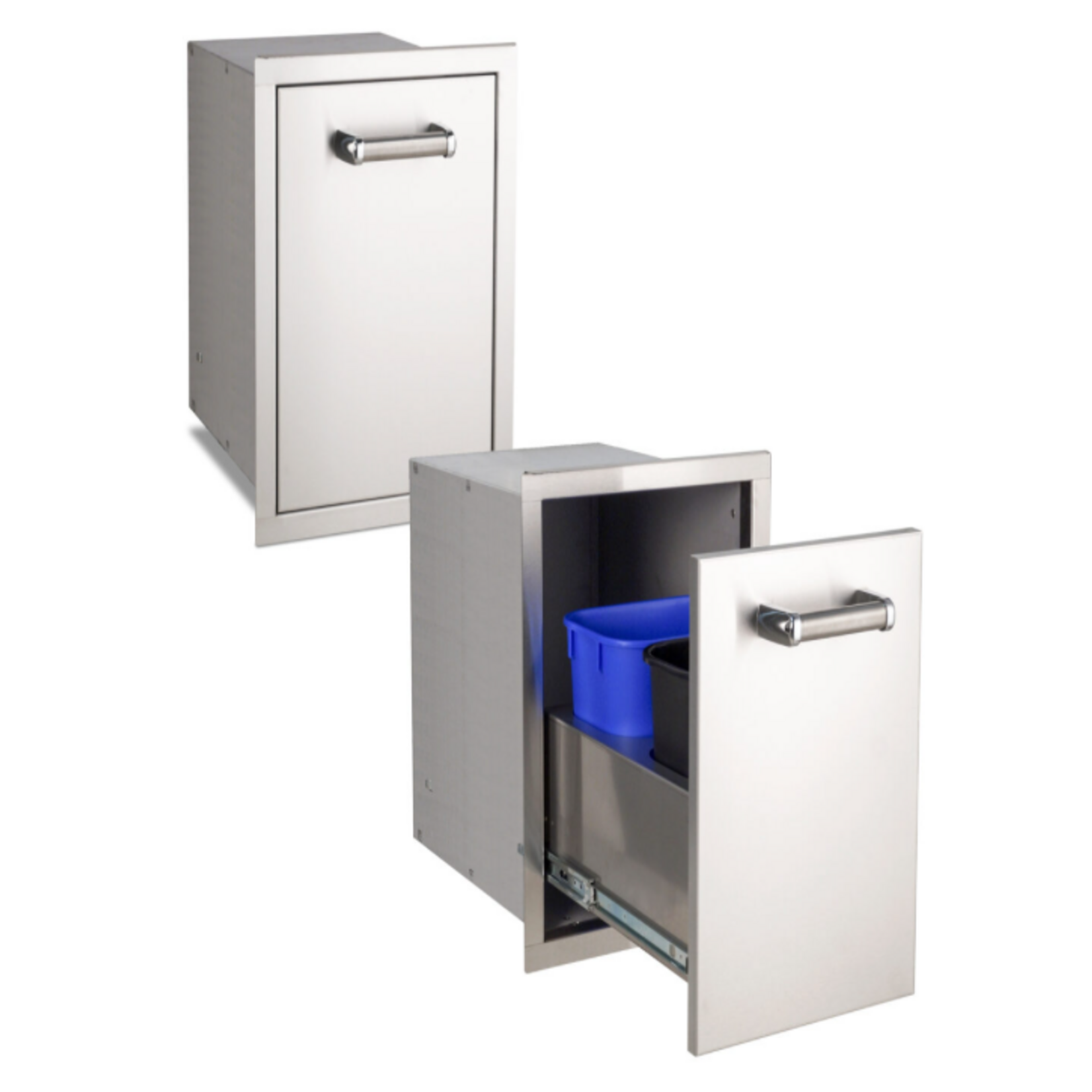 FireMagic FireMagic - Flush Mount Series-5 Double Trash Cabinet 25"H x 17-1/2"W x 25"D