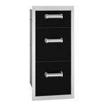 FireMagic FireMagic - Flush Mount Series-5 Triple Drawer 26-1/4"H x 14-1/2"W x 20-1/2"D - Black