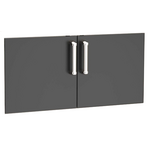 FireMagic FireMagic - Flush Mount Series-5 Double Access Doors 16"H x 39"W - Reduced Height -Black