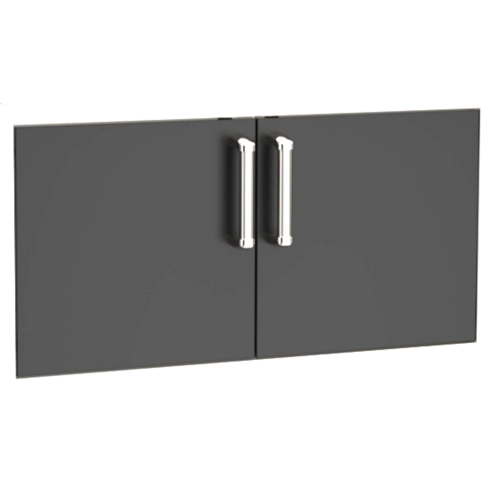 FireMagic FireMagic - Flush Mount Series-5 Double Access Doors 16"H x 39"W - Reduced Height -Black