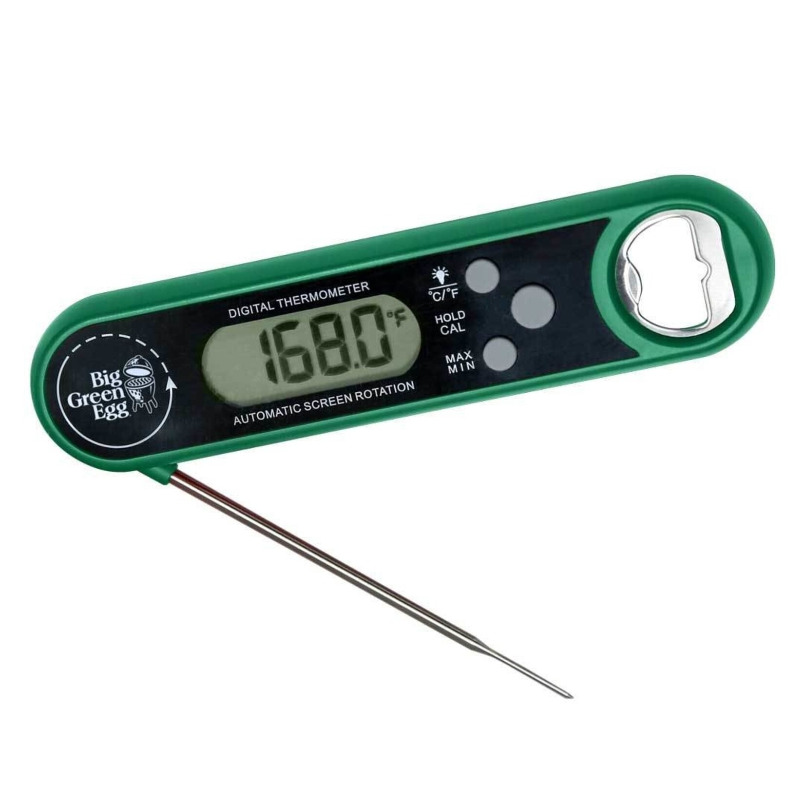 Big Green Egg BGE Instant Read Thermometer w/ Bottle Opener