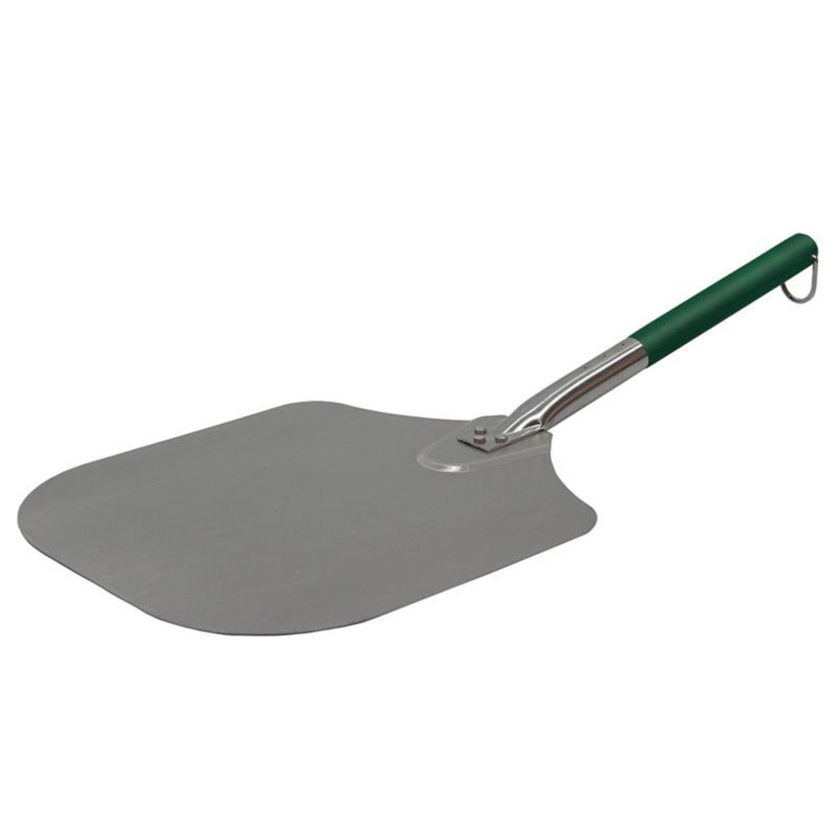 Big Green Egg BGE Pizza Peel, Aluminum w/Green Silicone Handle