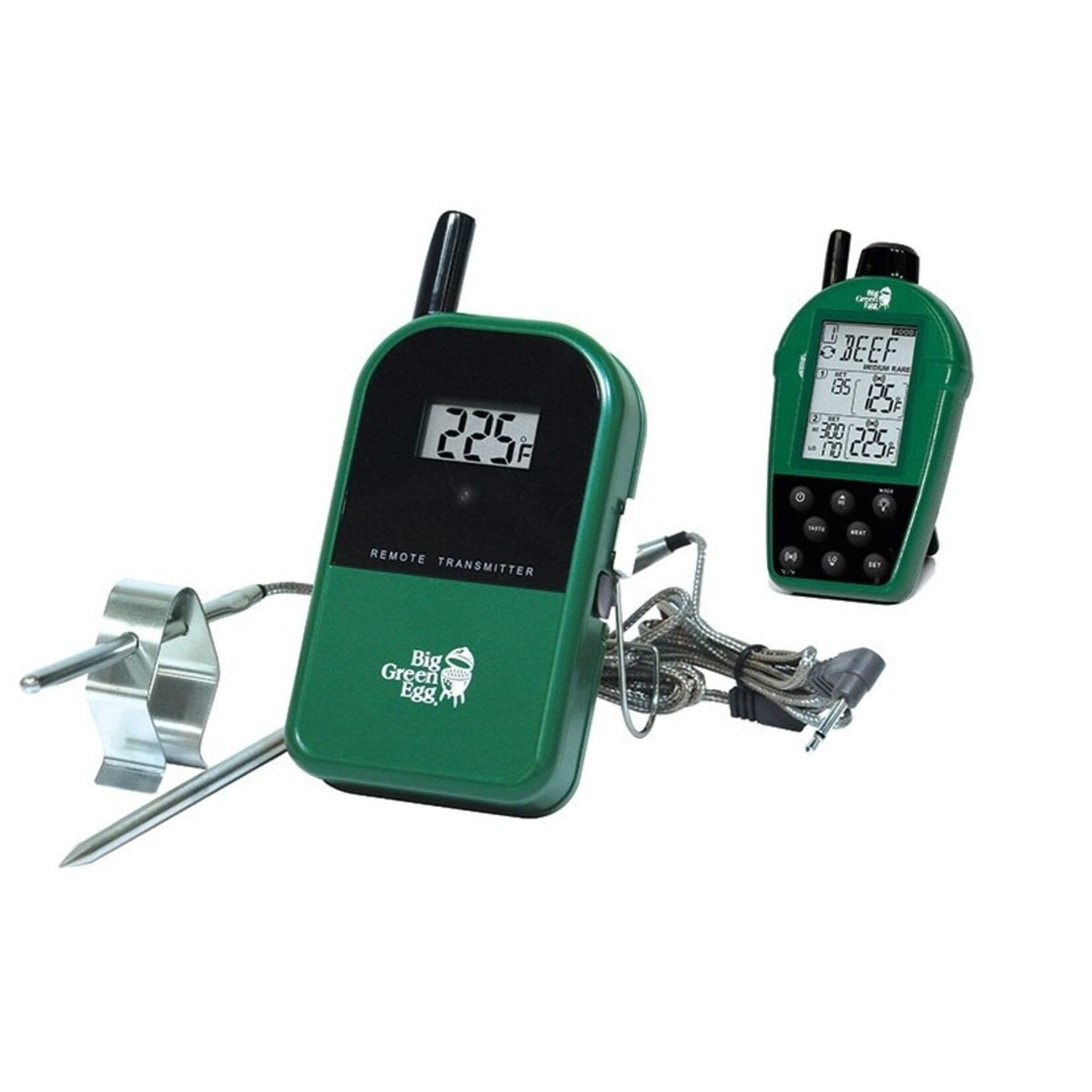 Big Green Egg BGE Probe Thermometer, 2ch w/ Wireless Receiver