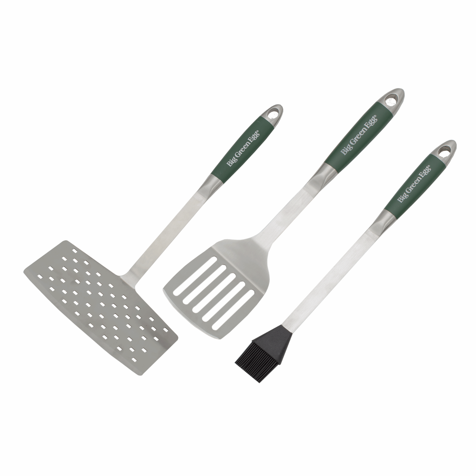 Big Green Egg BGE Stainless Steel Custom BBQ Tool Set, 3pc