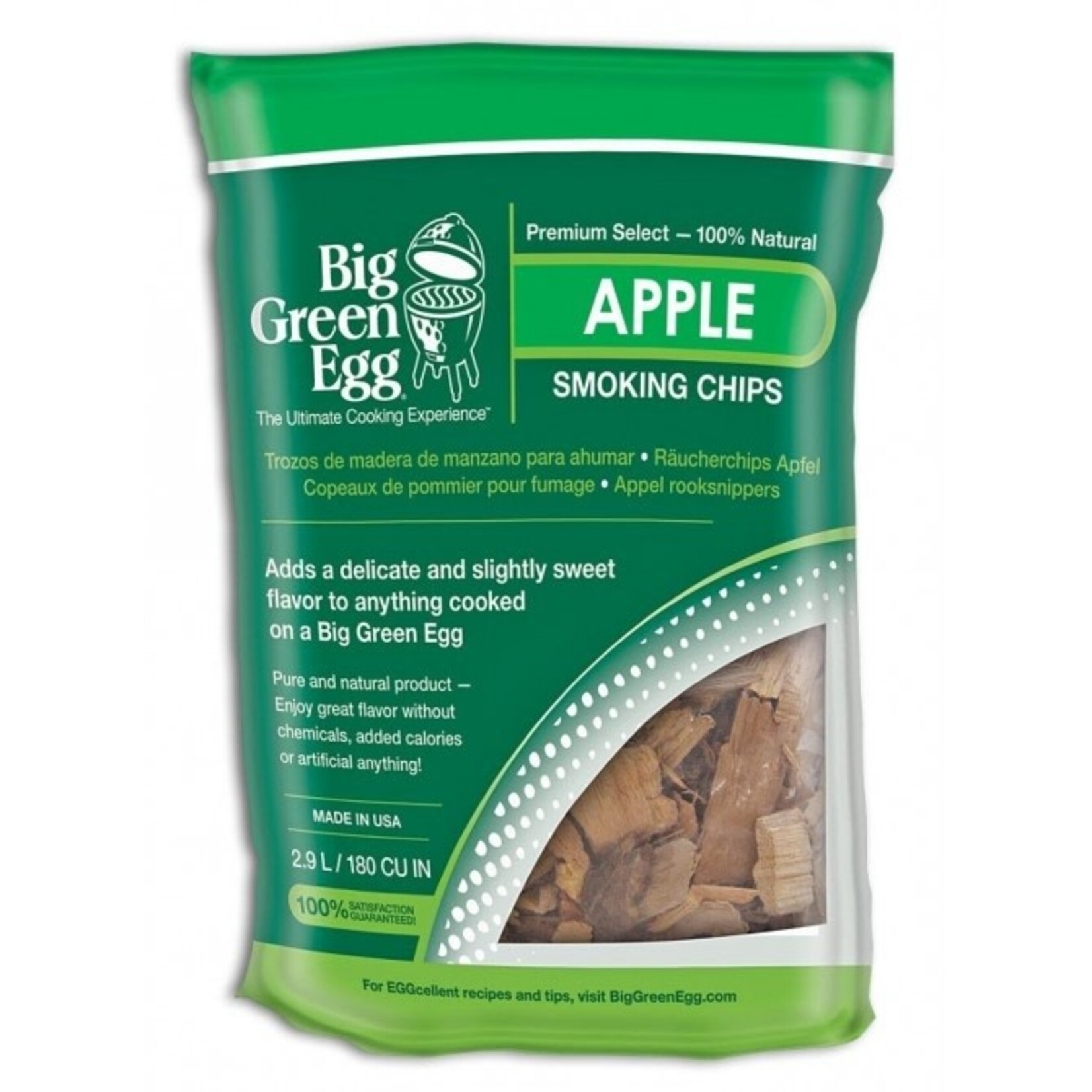 Big Green Egg BGE Wood Chips, Apple, 180ci