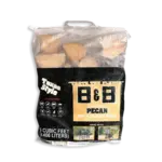 B & B Charcoal B&B Pecan Splits 1.25cu.ft.