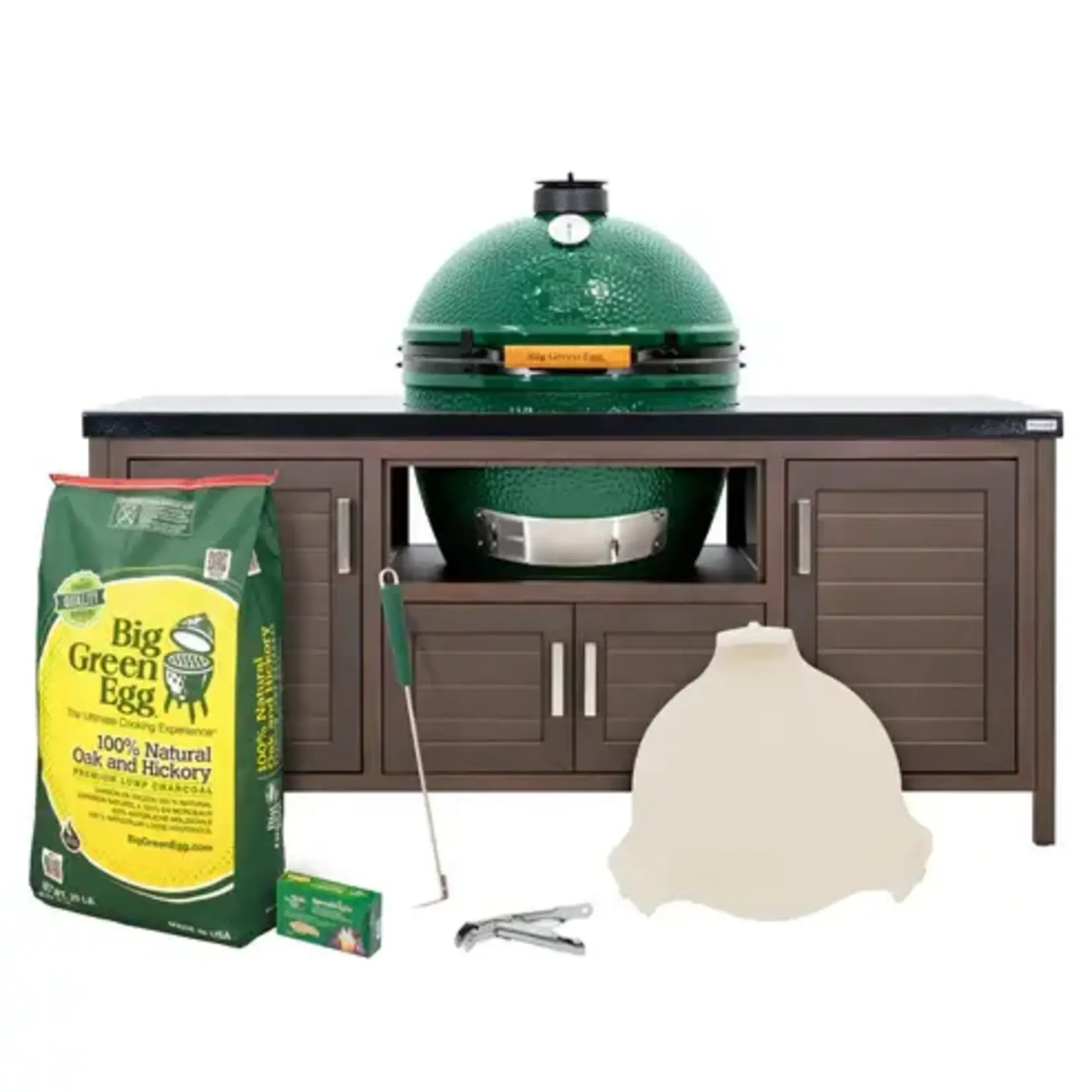 Big Green Egg BGE Modern Cooking Island 69" Table Starter Package - XL