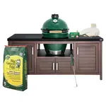 Big Green Egg BGE Modern Cooking Island 69" Table Starter Package - LG