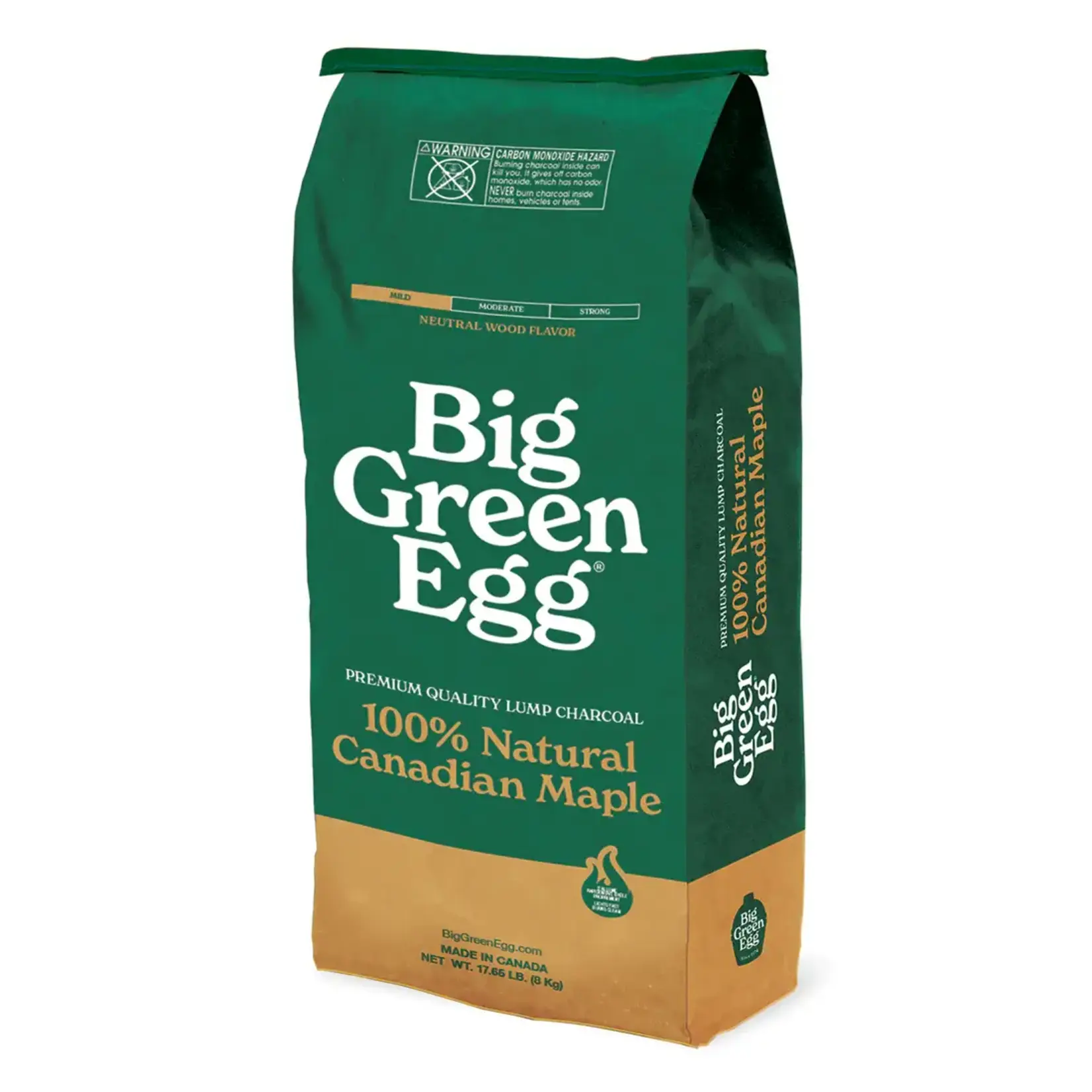 Big Green Egg BGE Natural Canadian Maple Charcoal 17.6lbs.