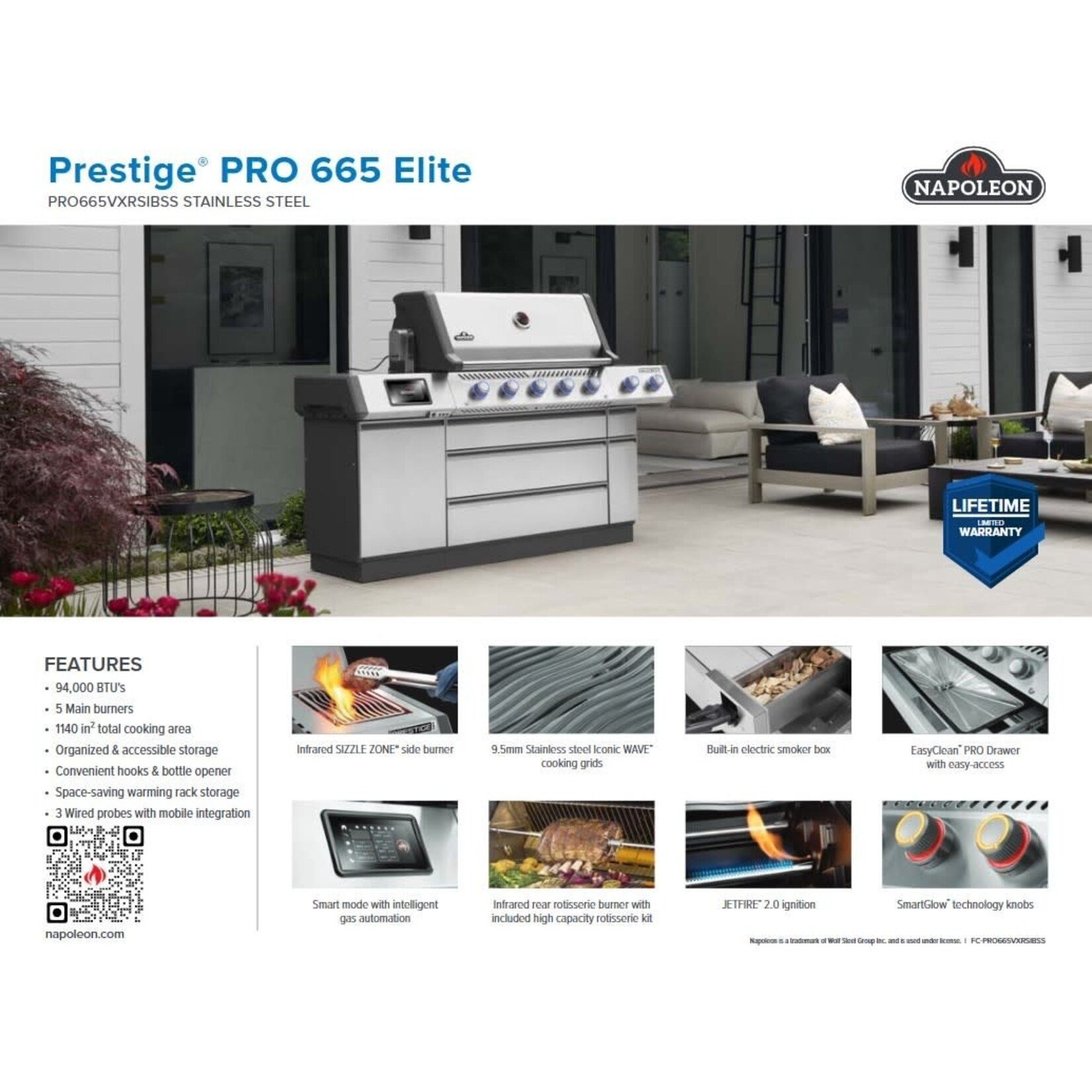 Napoleon Napoleon Prestige Evolution Pro 665 Elite - NG