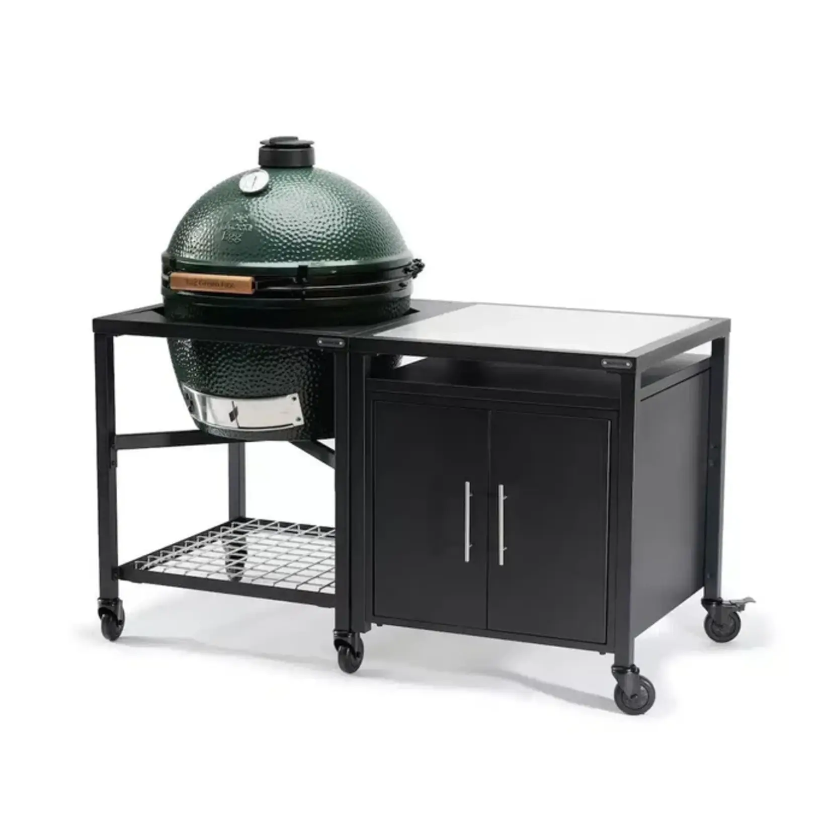 Big Green Egg BGE Modular Nest + Cabinet Package, Stainless - 2XL