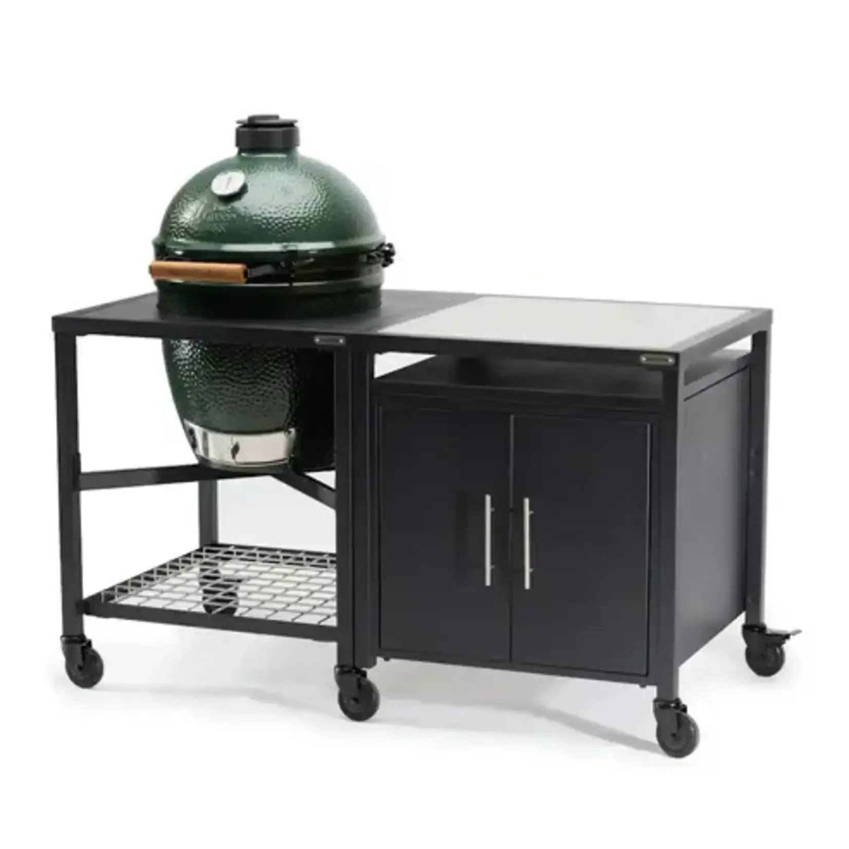 Big Green Egg BGE Modular Nest + Cabinet Package, Stainless - Medium