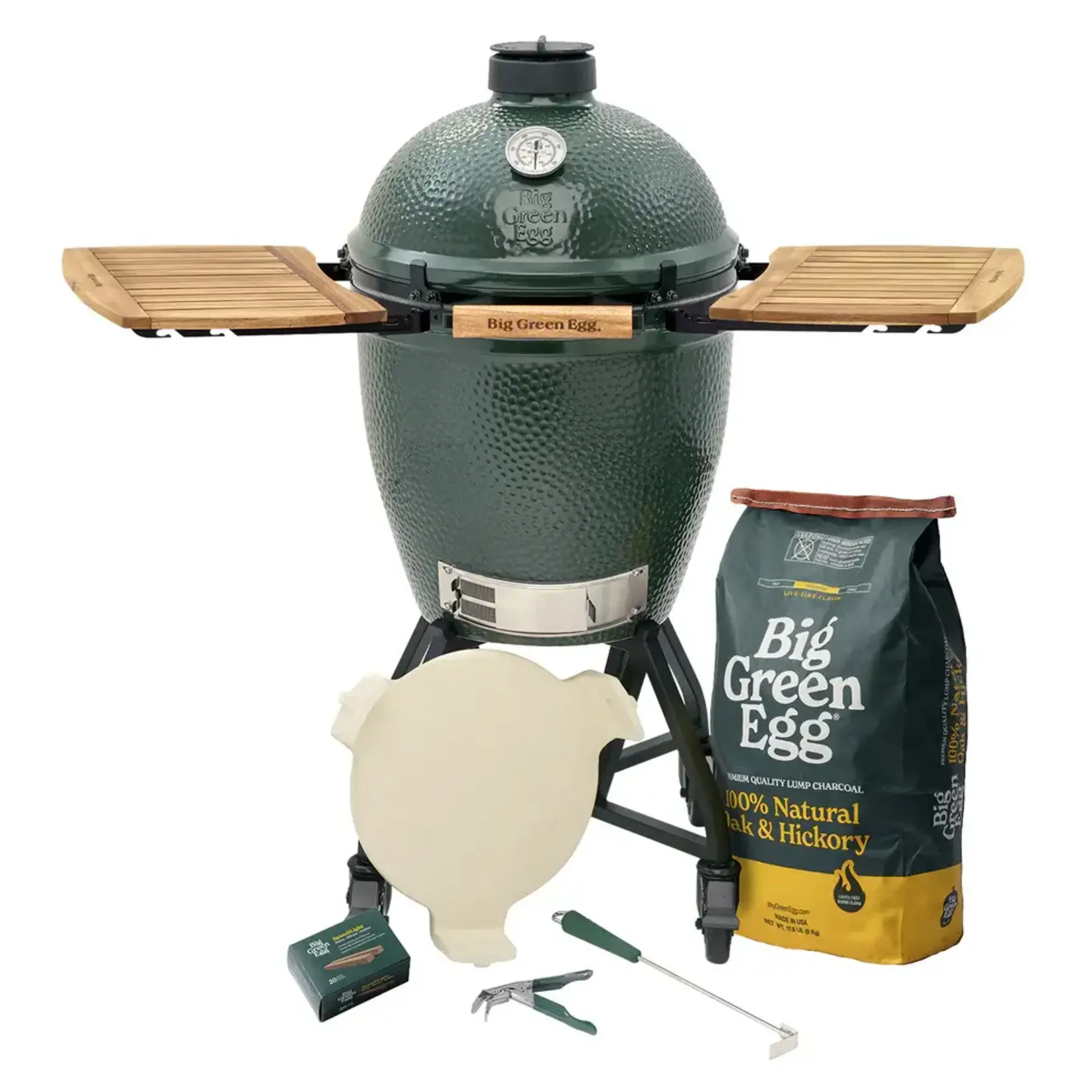 Big Green Egg BGE IntEGGrated Nest+Handler Starter Package w/ 21" Mates - Large (LG)