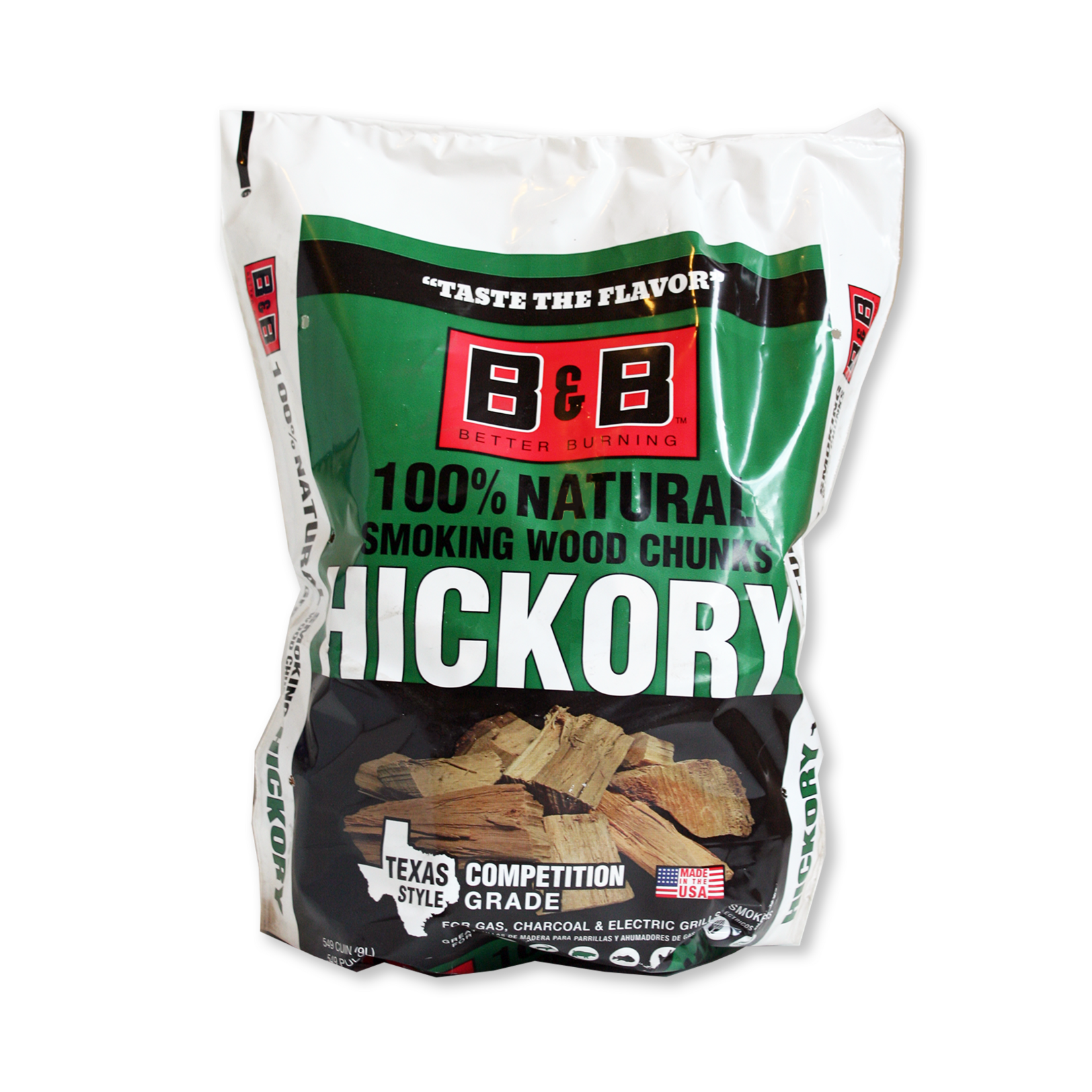 B & B Charcoal B&B Hickory Smoking Wood Chunks