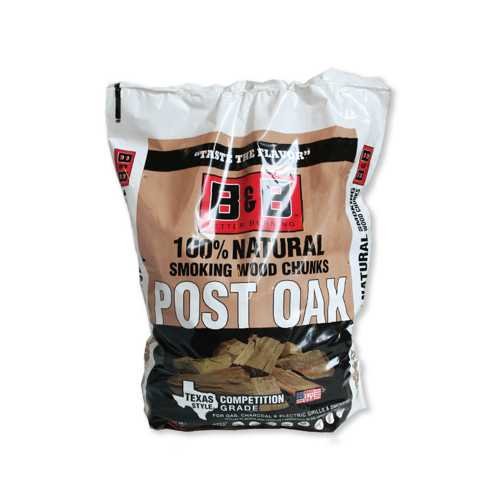 B & B Charcoal B&B Post Oak Smoking Wood Chunks